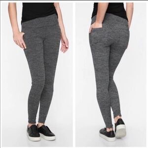 Athleta Herringbone Metro Leggings with Pockets